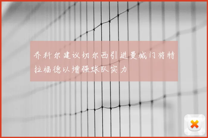 乔科尔建议切尔西引进曼城门将特拉福德以增强球队实力