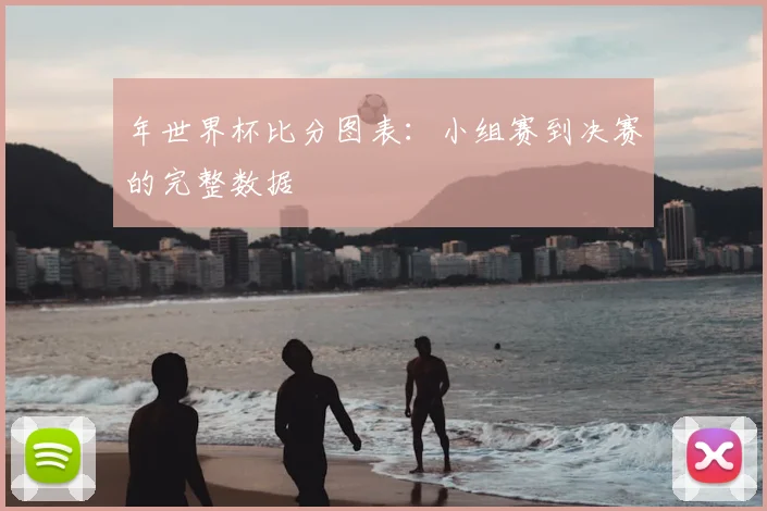 年世界杯比分图表:小组赛到决赛的完整数据